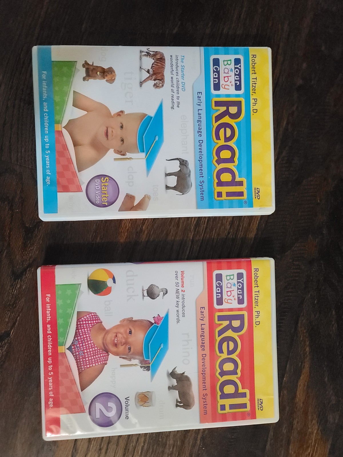 Your Baby Can Read! 2 DVDs Language Development Review/Combine Words kids