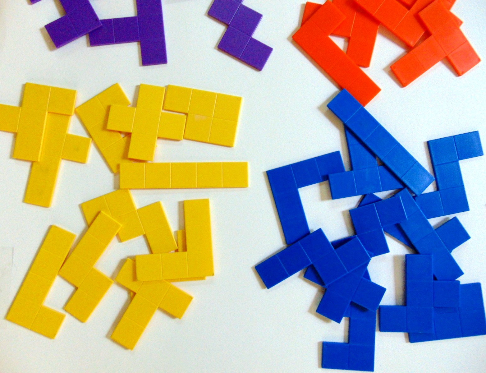 Pentominoes Lot Shapes #7963 Six Colorful Pieces Kids STEM Activity Math D
