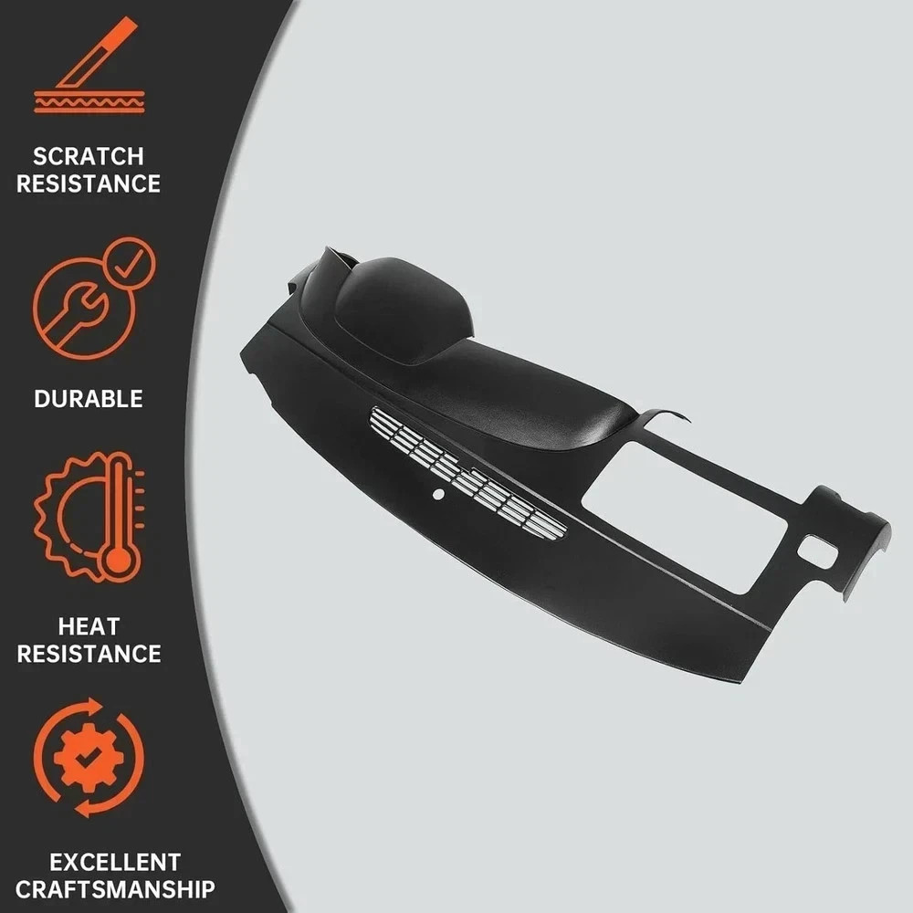 Kojem Black Dash Board Cover Compatible with 2007-2013 Chevy Chevrolet Silverado