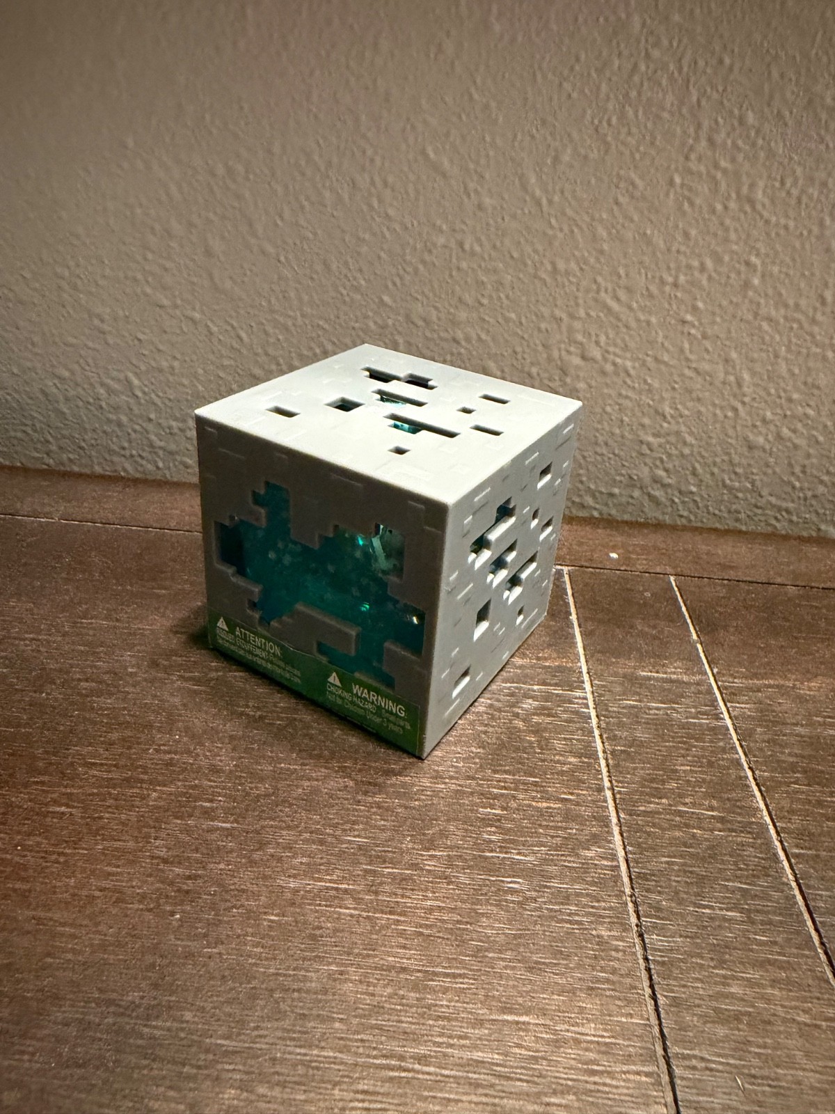 ⛏️ Minecraft Blue Jelly Cube RARE Viral Squishy 🧨 Like Needoh