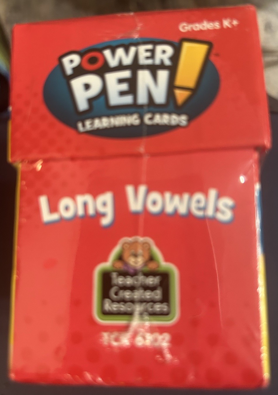 Teacher Created Resources Power Pen Learning Cards: Long Vowels – Brand New