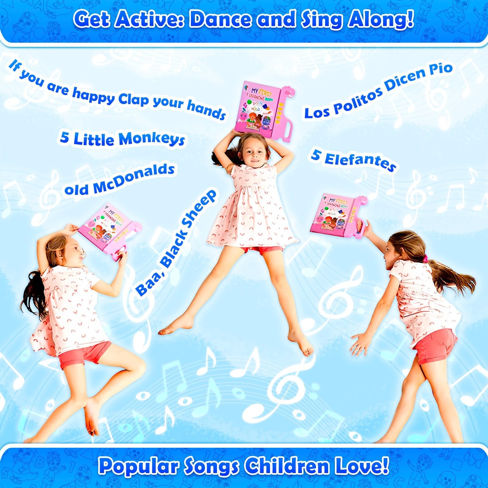 ABC Learning for Toddlers | Learning Resources | English & Spanish Sound Book…