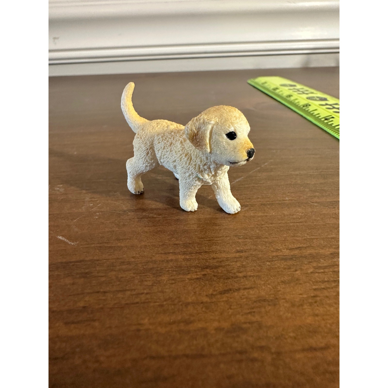 Schleich Golden Retriever Puppy Dog Figurine 16396 Cream Tan Miniature Toy