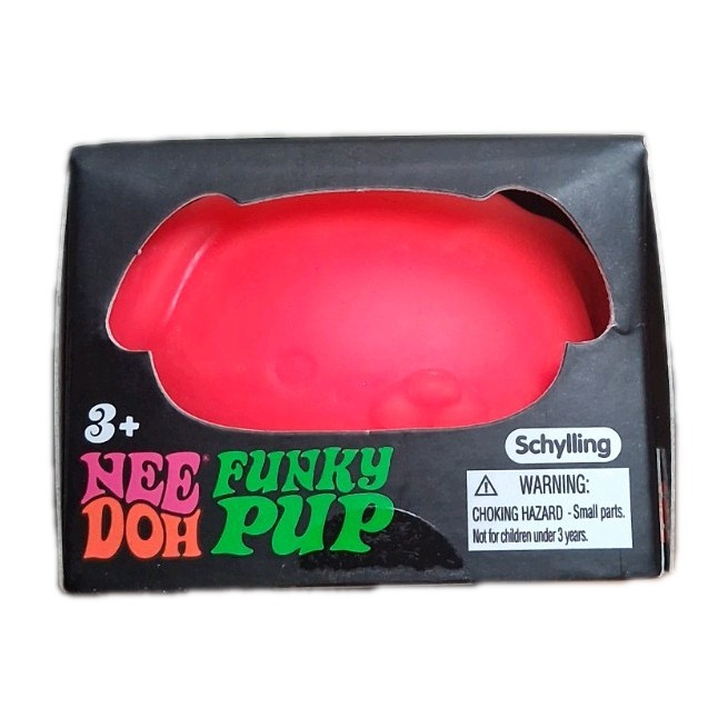 Sealed Needoh Funky Pup Pink – Squishy Stress Relief Toy Schylling Free Shipping