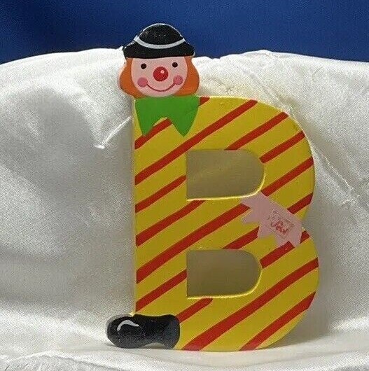 Sevi Hand Painted Wood Alphabet Letters Multicolor