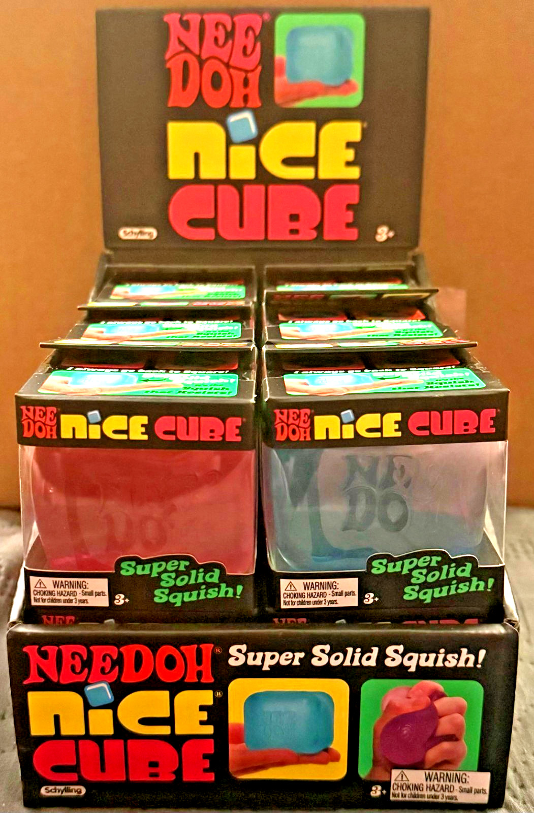 NEEDOH NICE CUBE FULL CASE OF 12! Ready To Ship, Assorted Colors