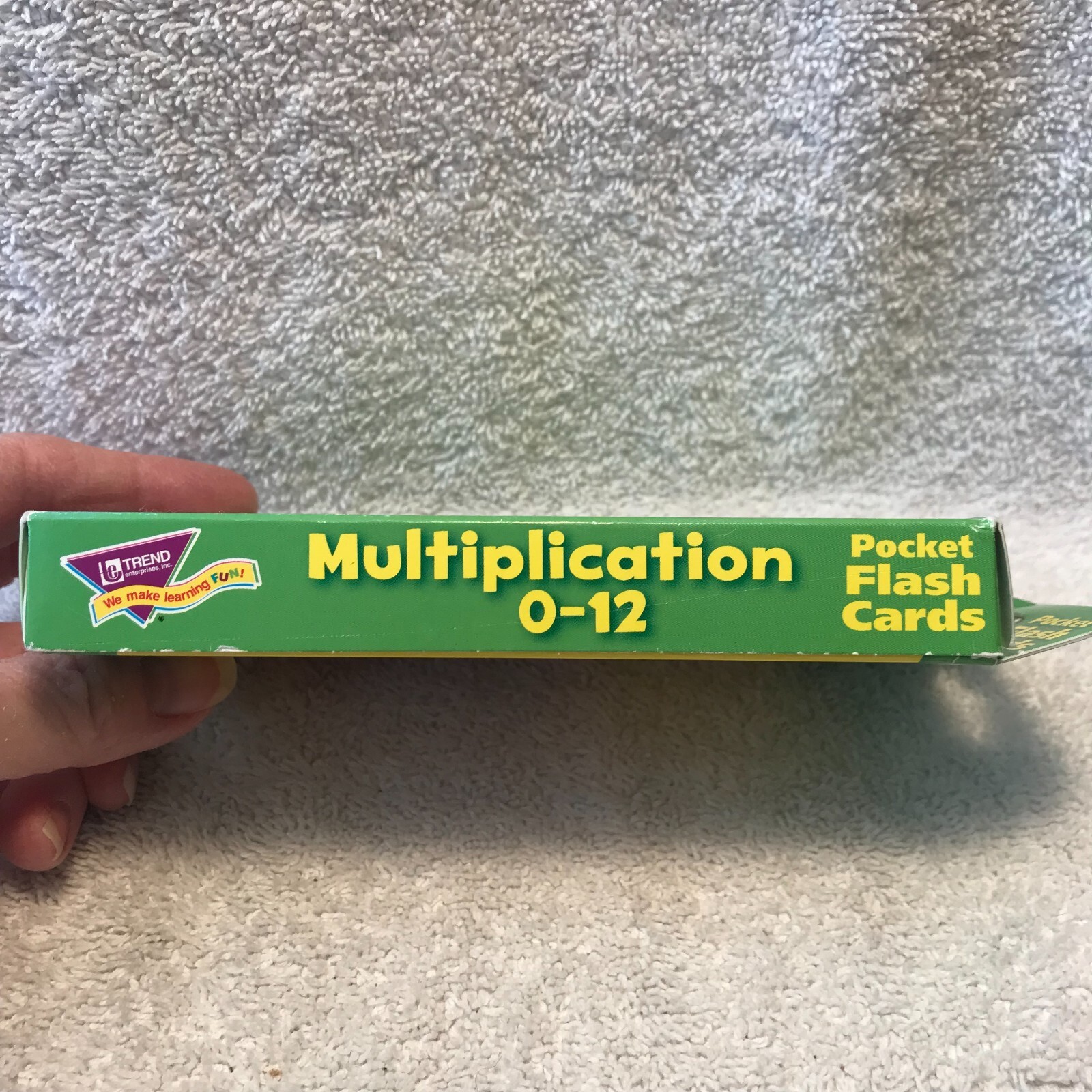 TREND Multiplication 0-12 Flash Cards Age 6+ Self-Checking Design*Skill Build