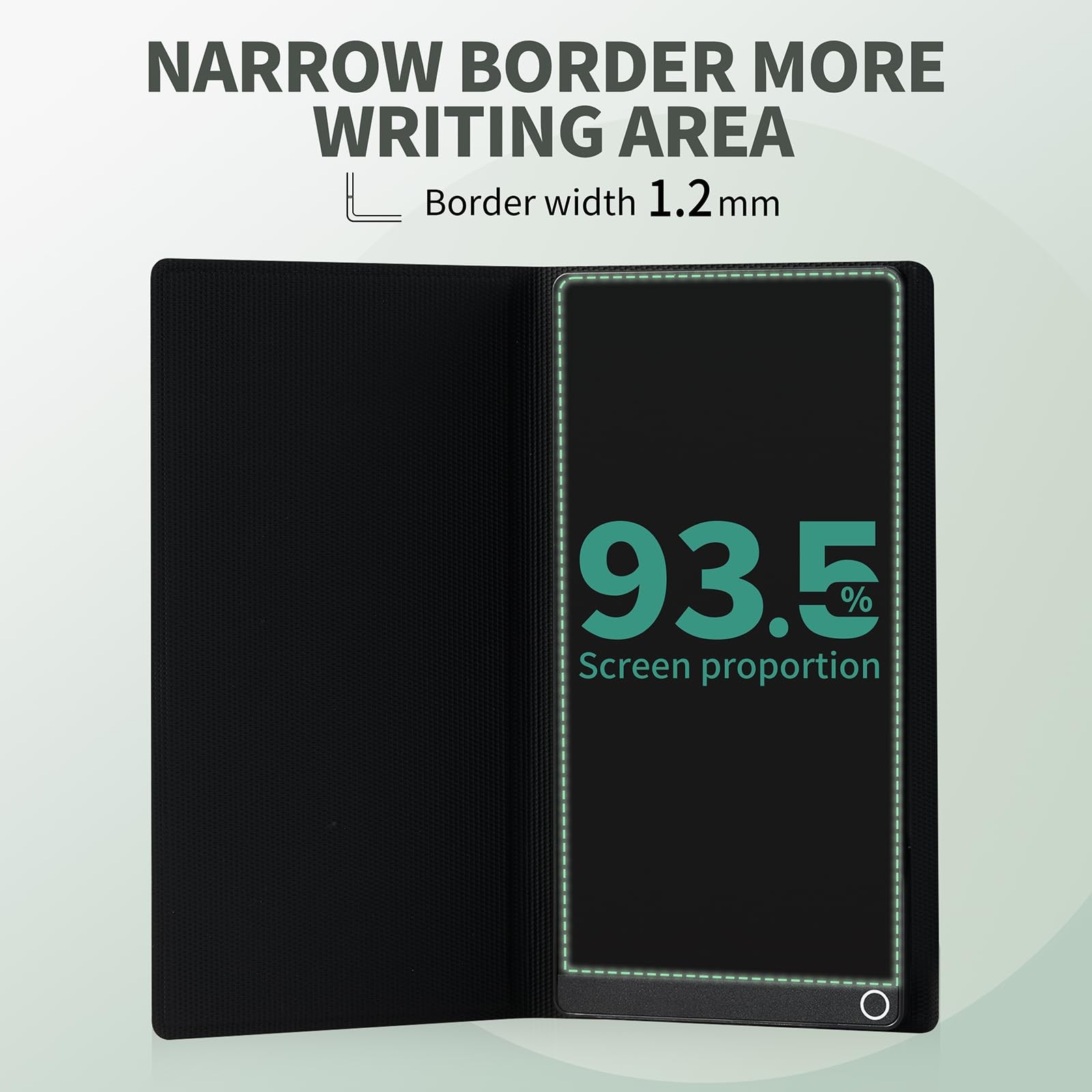 LCD Writing Tablet for Adults: 6.5 Inch with Leather Case Full Screen Reusabl…