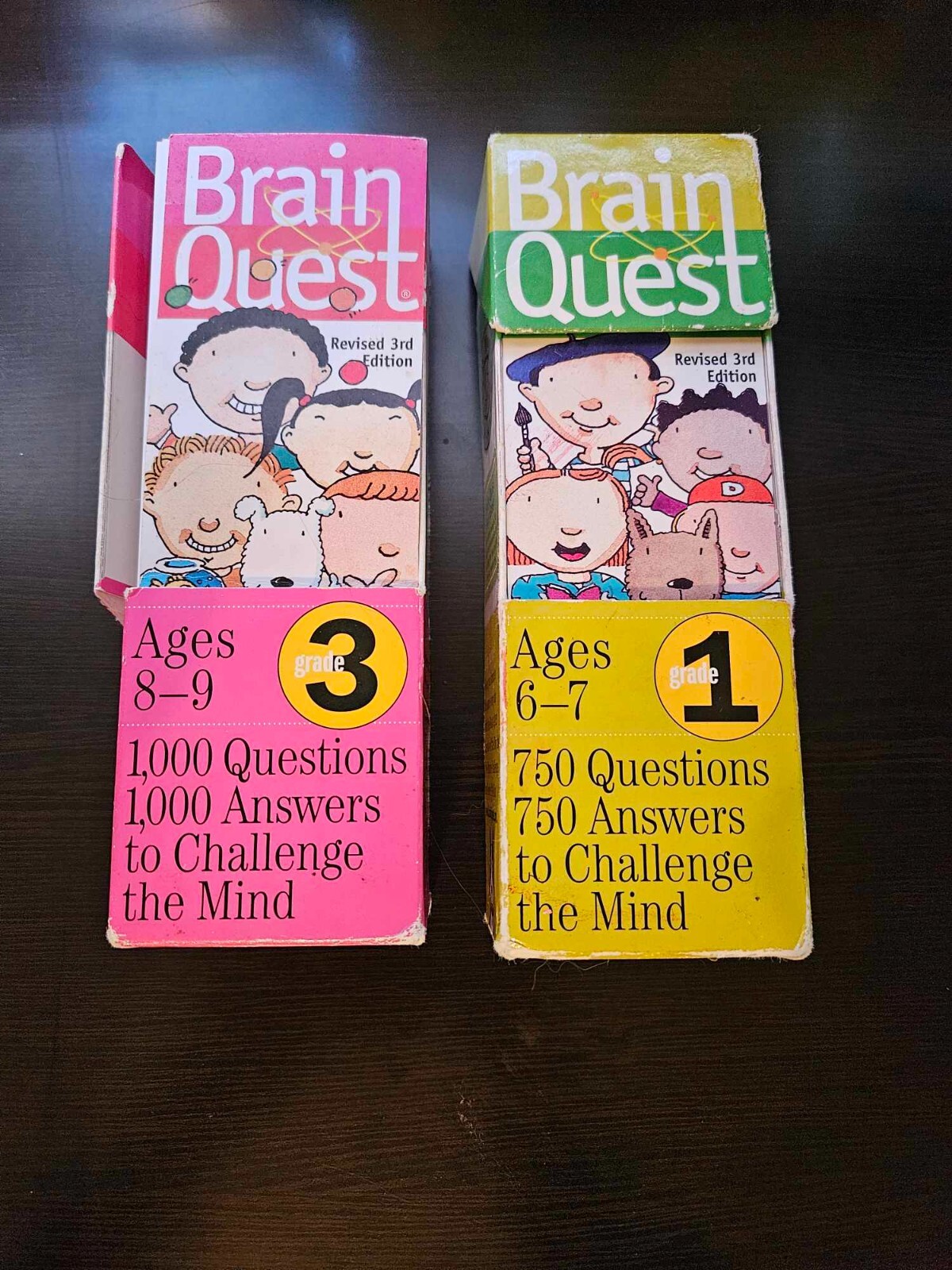 Brain Quest x2 Grade 1 & Grade 3 – Revised 3rd Edition 1000/750 Questions