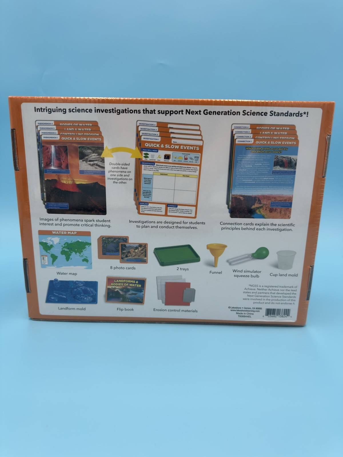Lakeshore Meet The Standards Earth Science Kit Landforms And Erosion-LM272 New!!