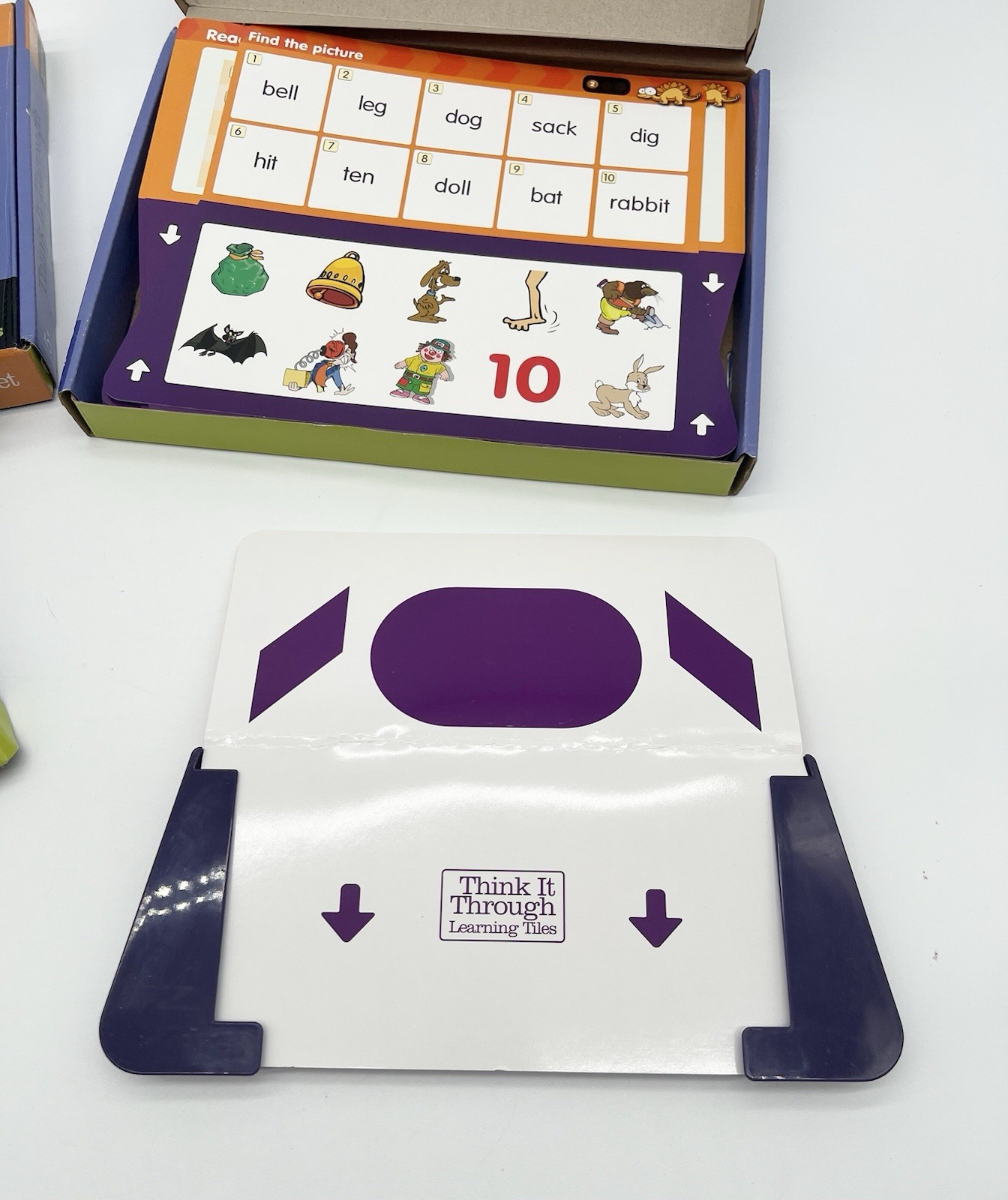 Discovery Toys Think It Through Learning Tiles Hands-On, Reading Spelling & Math