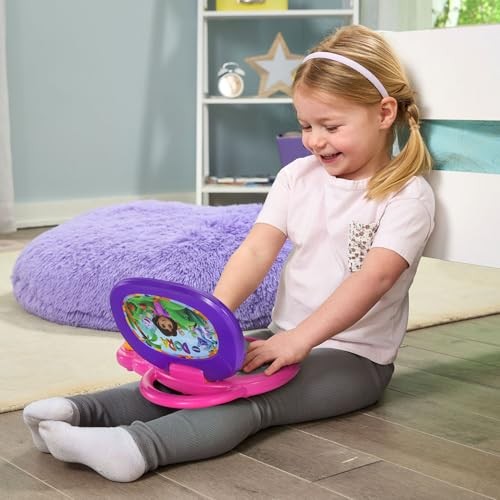 VTech Dora More to Explore Learning Laptop 11.8″ x 11.9″ x 2.2″, Multicolor