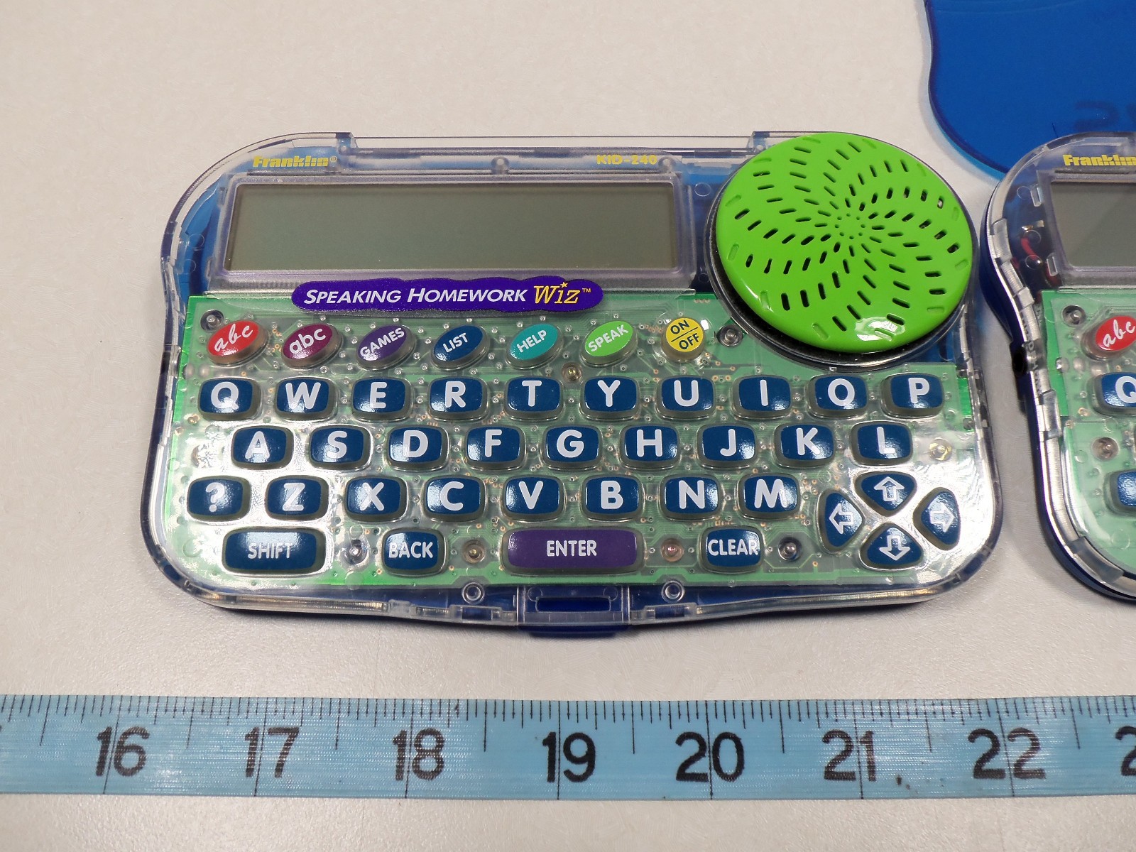 Lot of 2 Franklin Speaking Homework Wiz KID-240 Handheld Computer Homework Help