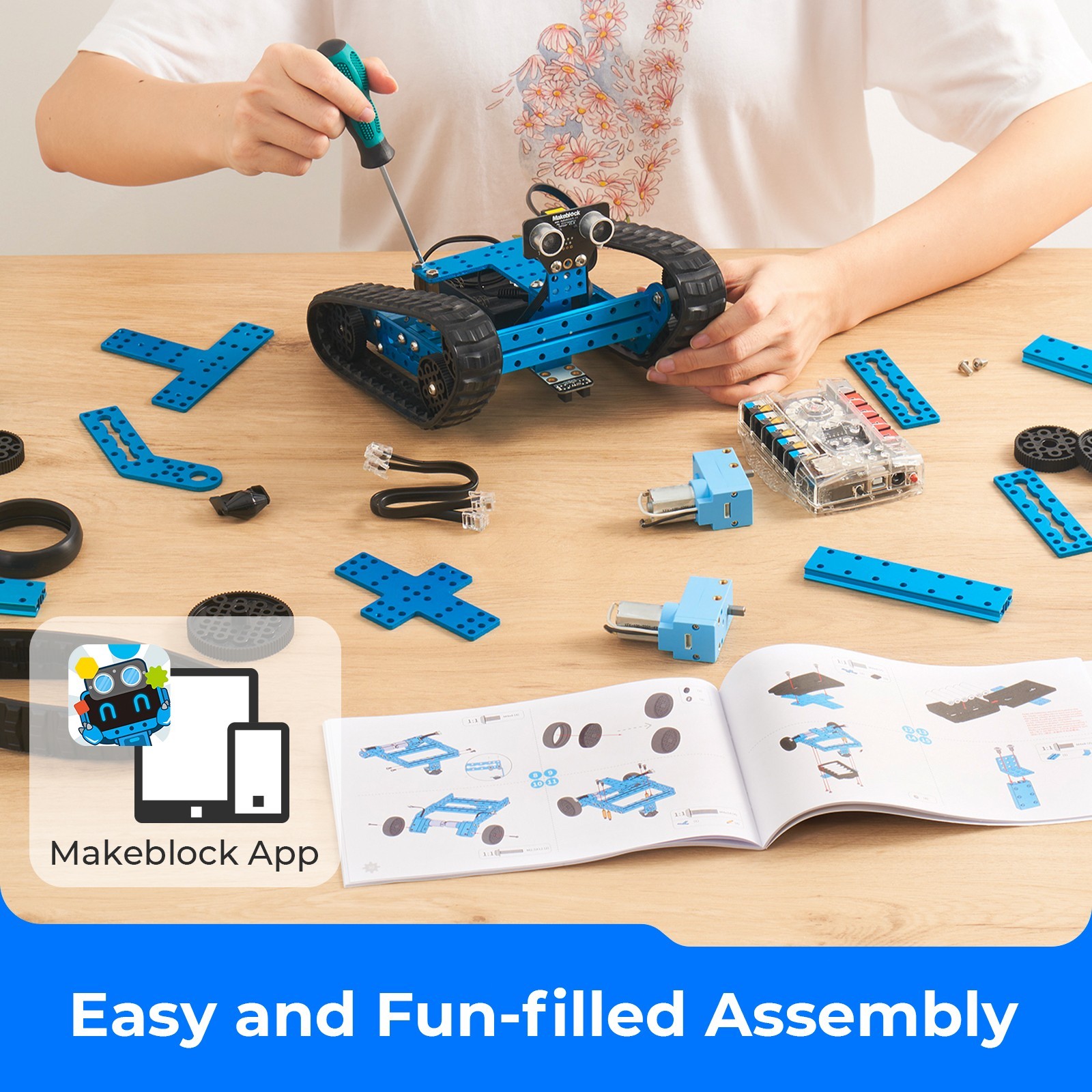 Makeblock mBot Ranger 3-in-1 Educational Robot Kit, Learn Coding with Scratch