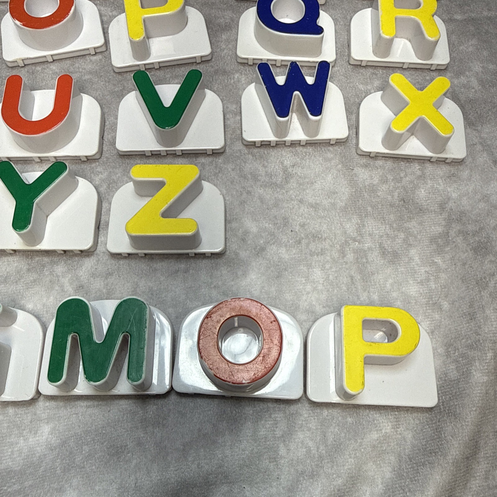 Leap Frog WORD WHAMMER Fridge Set Magnetic Alphabet WORKS 30 Letters No “S”