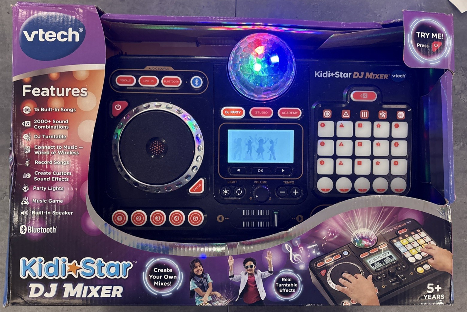 VTech Kidi Star DJ Mixer Musical Electronic Kid’s Music Mixing Toy Hip Hop New