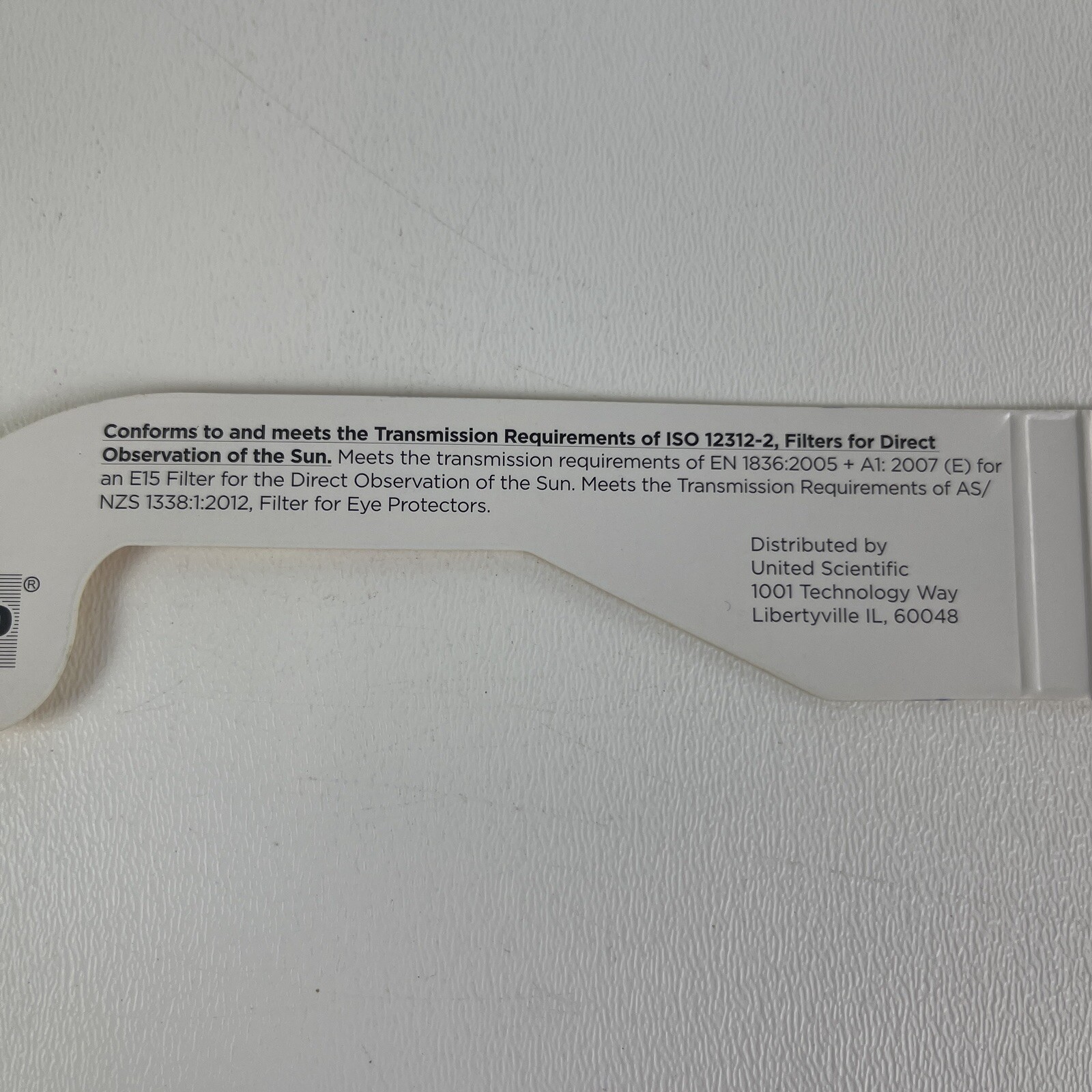 Wards Science Solar Eclipse glasses ISO 12312-2 Certified Disposable Souvenir