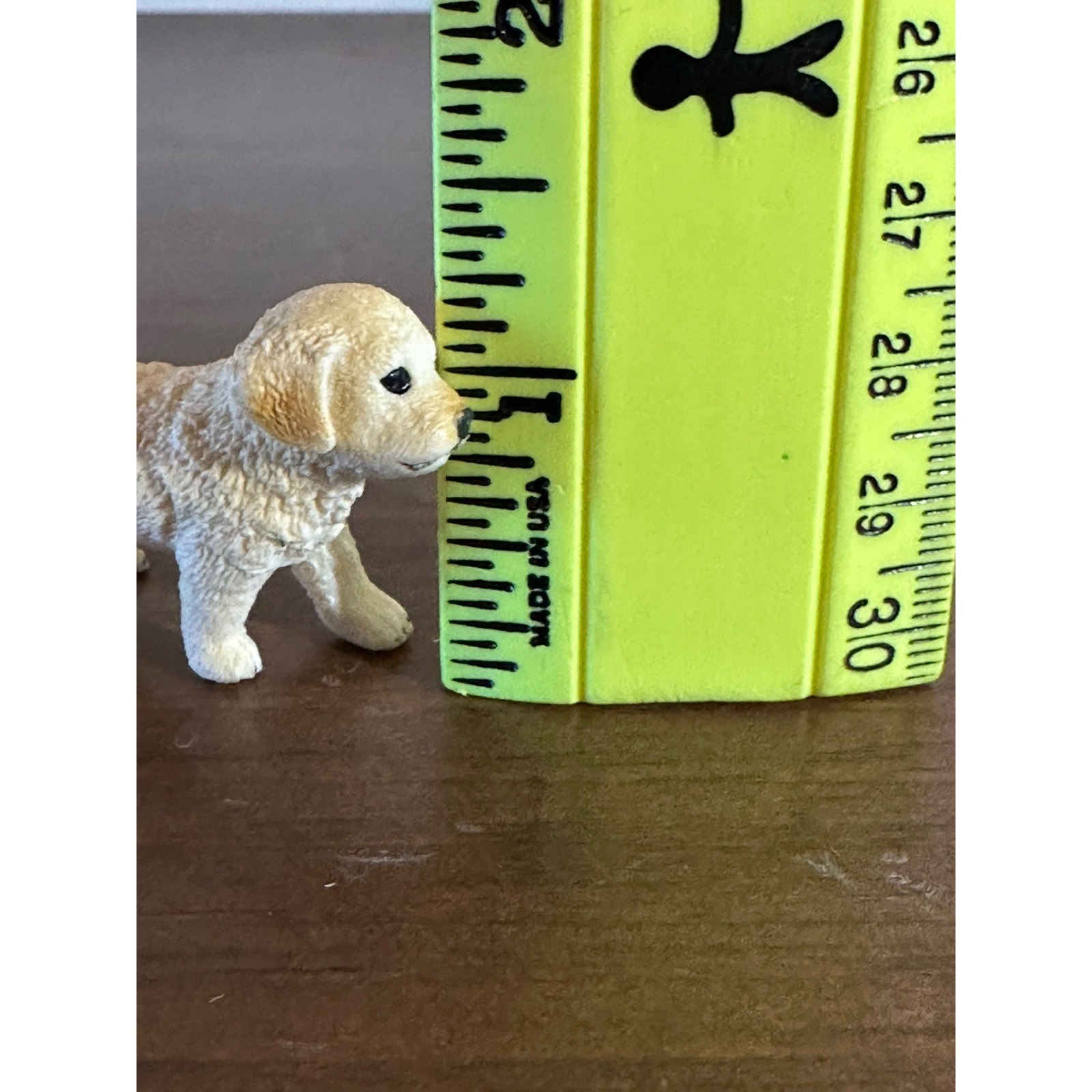 Schleich Golden Retriever Puppy Dog Figurine 16396 Cream Tan Miniature Toy