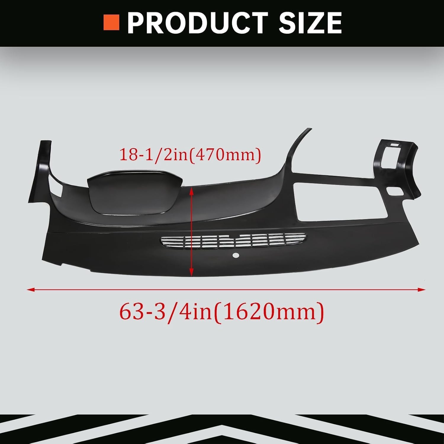 Dash Board Cover Compatible with 2007-2013 Chevy Silverado LS LT WT GMC Sierra S