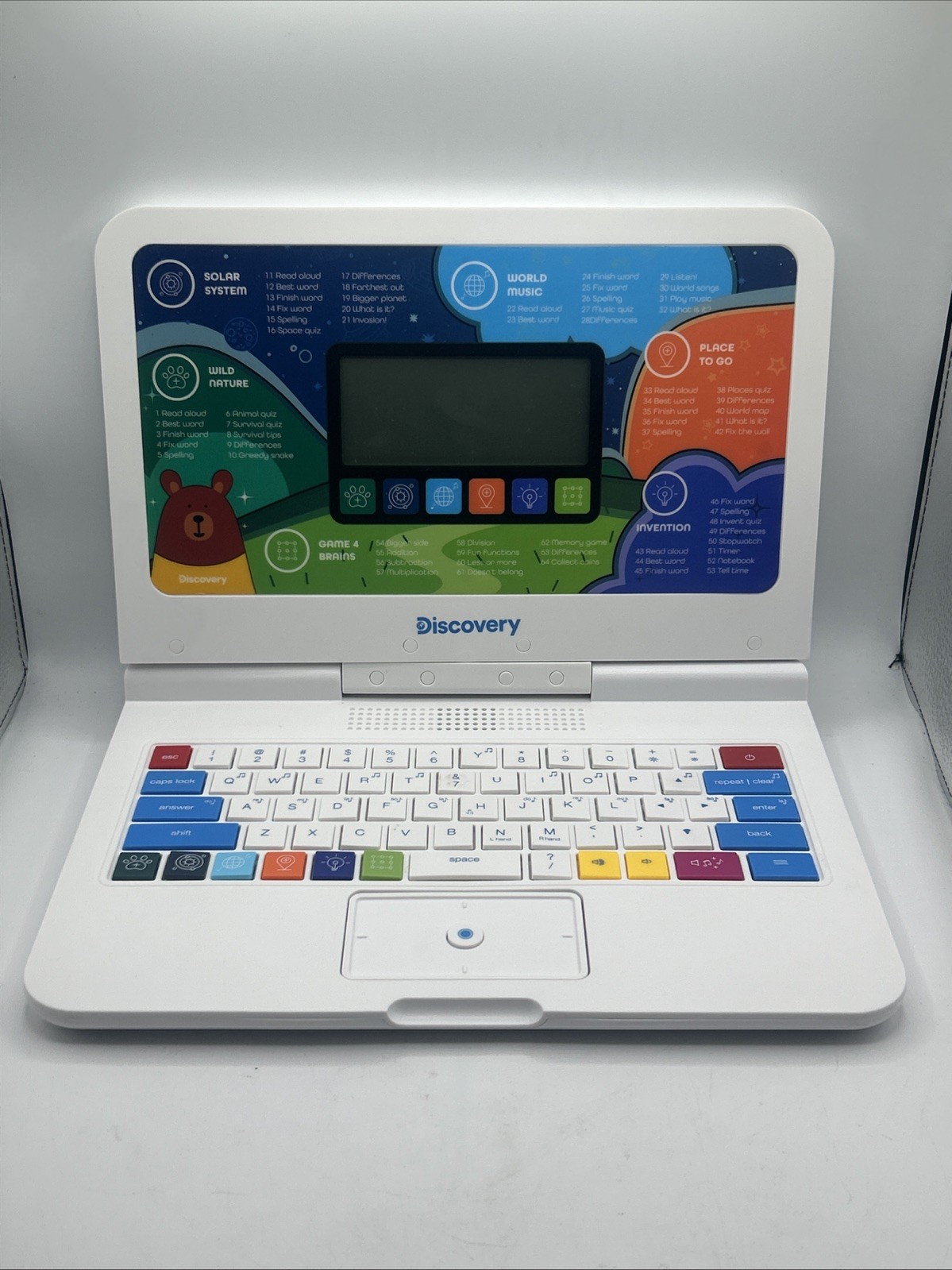 Discovery Kids Teach&Talk Laptop, Children’s Educational Interactive Nice&clean!