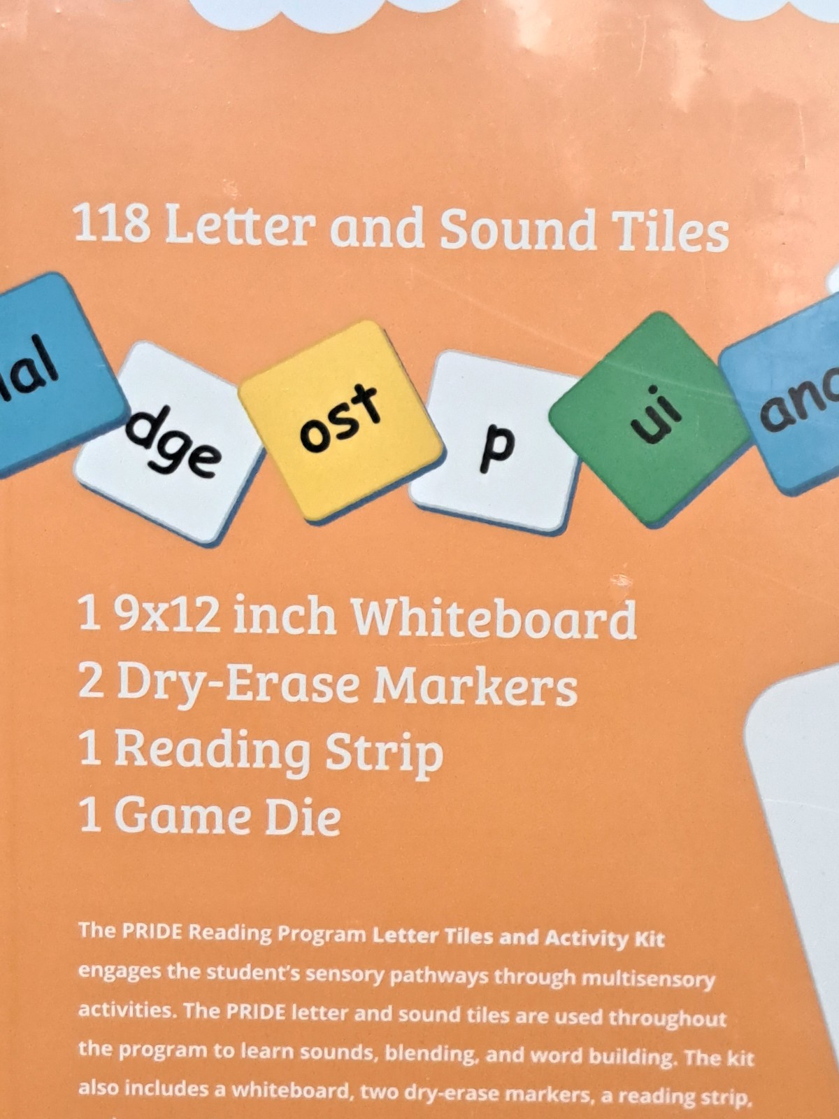 Pride Reading Program Letter Tiles Activity Kit Sealed NEW box