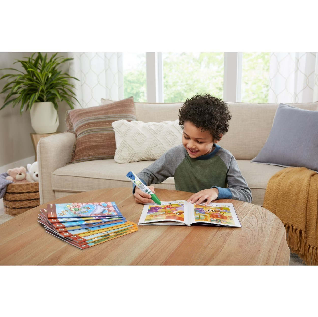 LeapFrog LeapReader Learn-to-Read 10-Book Mega with Accessories, Toddler Toys