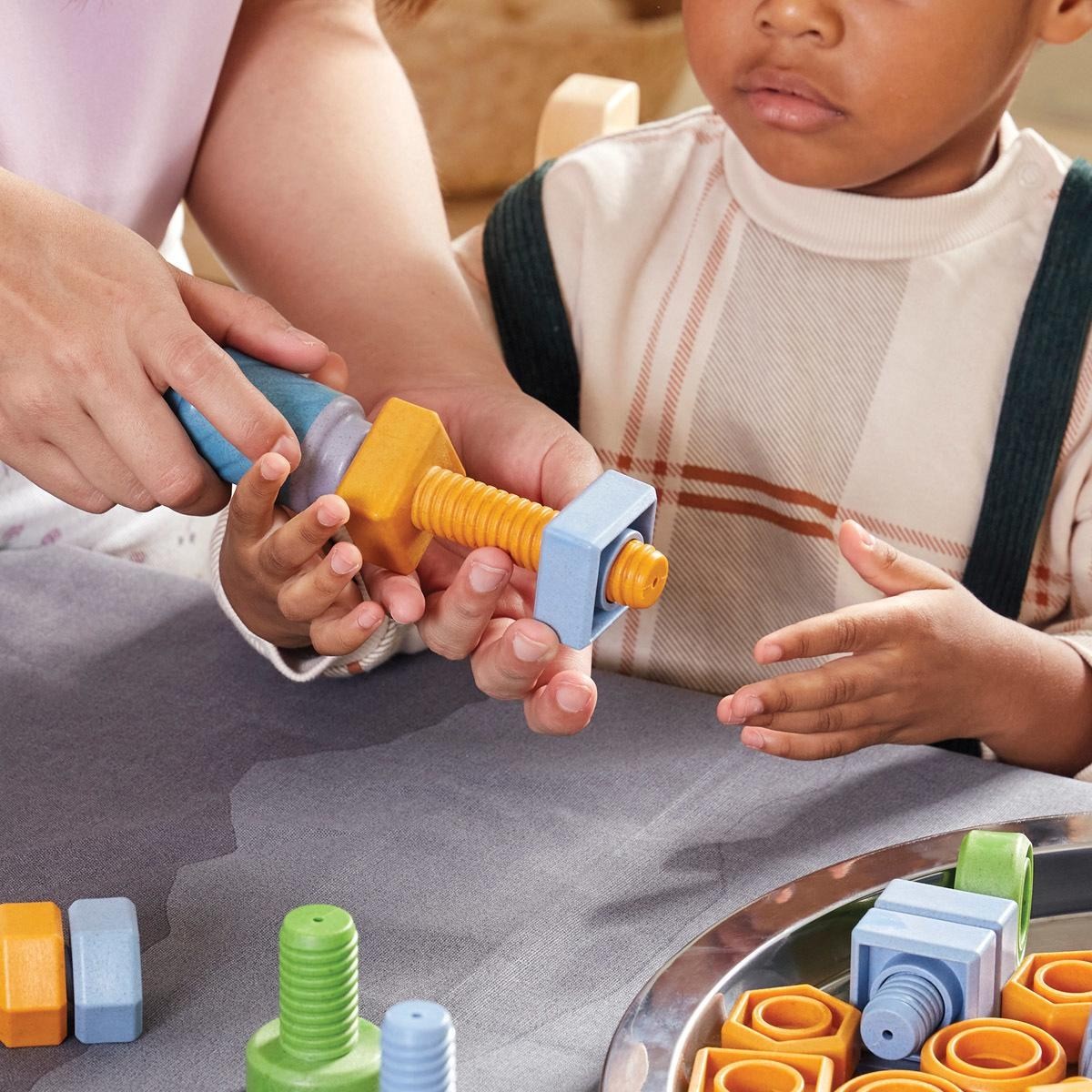 Kaplan Early Learning Twisty Tools – Nuts and Bolts Set – 84 Pieces