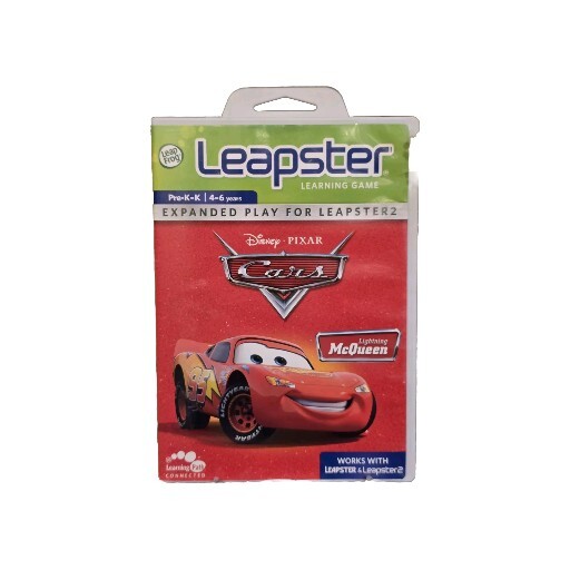 Leap Frog Leapster & Leapster 2 Disney Pixar Cars Learning Game 4-6 yrs