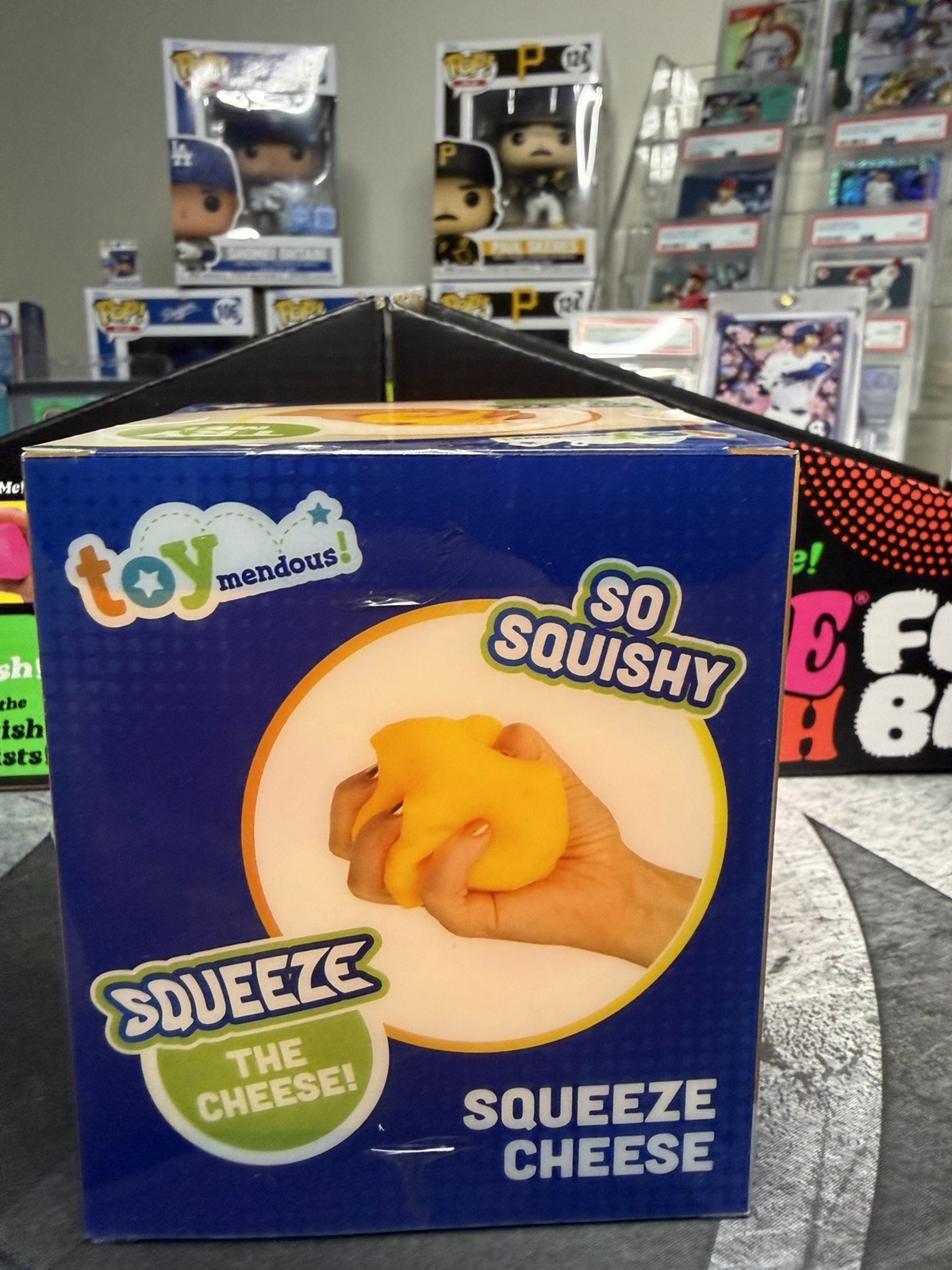 🔥🧀Genuine Toymendous Giant squeeze Cheese 🧀🔥Us Seller! Same Day Ship!
