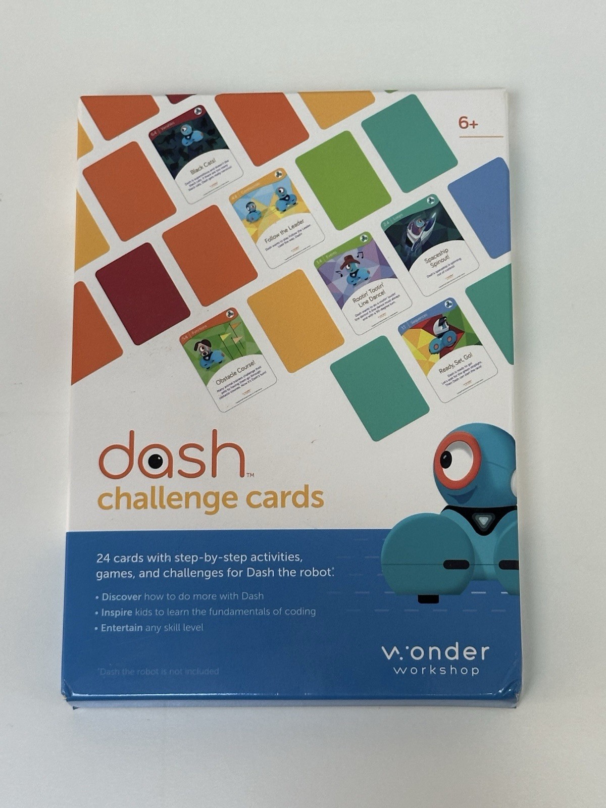 Wonder Workshop Wonder Pack Dash Dot Coding Robots & Dash Challenge Cards