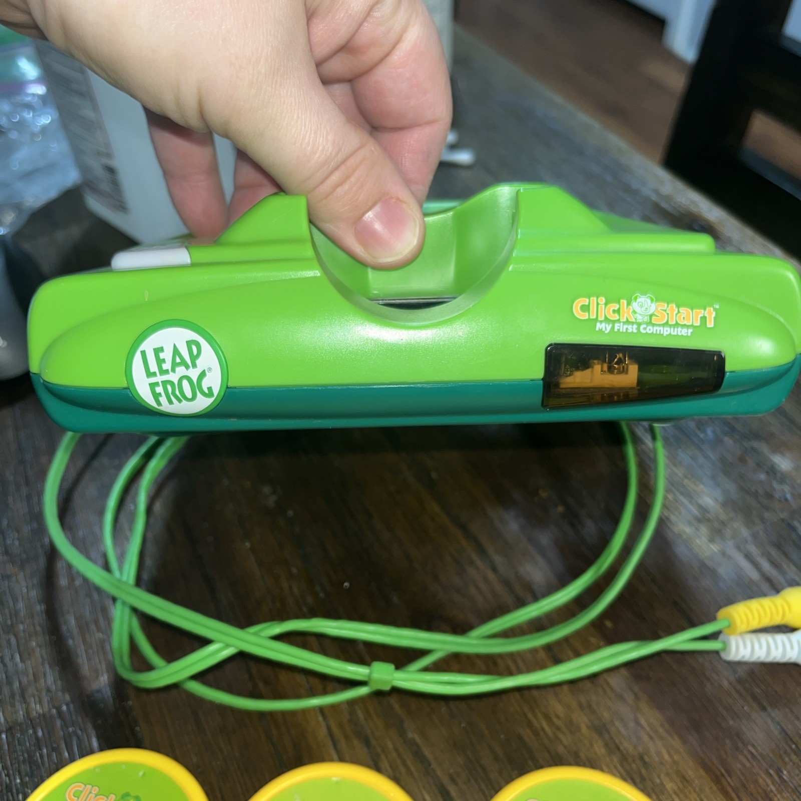 Leap Frog Click Start My First Computer Green – Console & 6 Click Starts