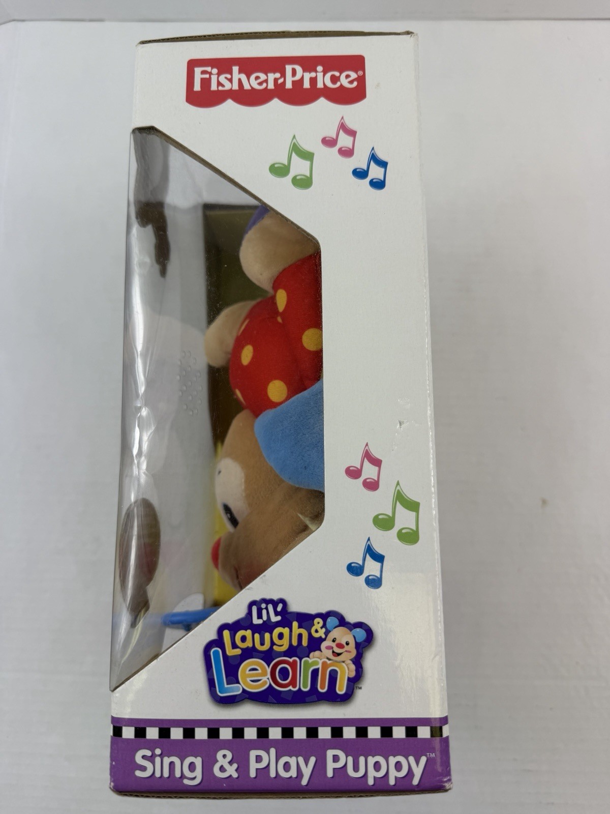 Lil Laugh & Learn Sing & Play Puppy By Fisher Price Infant Crib Toy NEW IN BOX