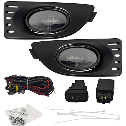 LED Fog Lights Compatible With 2005 2006 2007 Acura RSX Front Bumper Lights