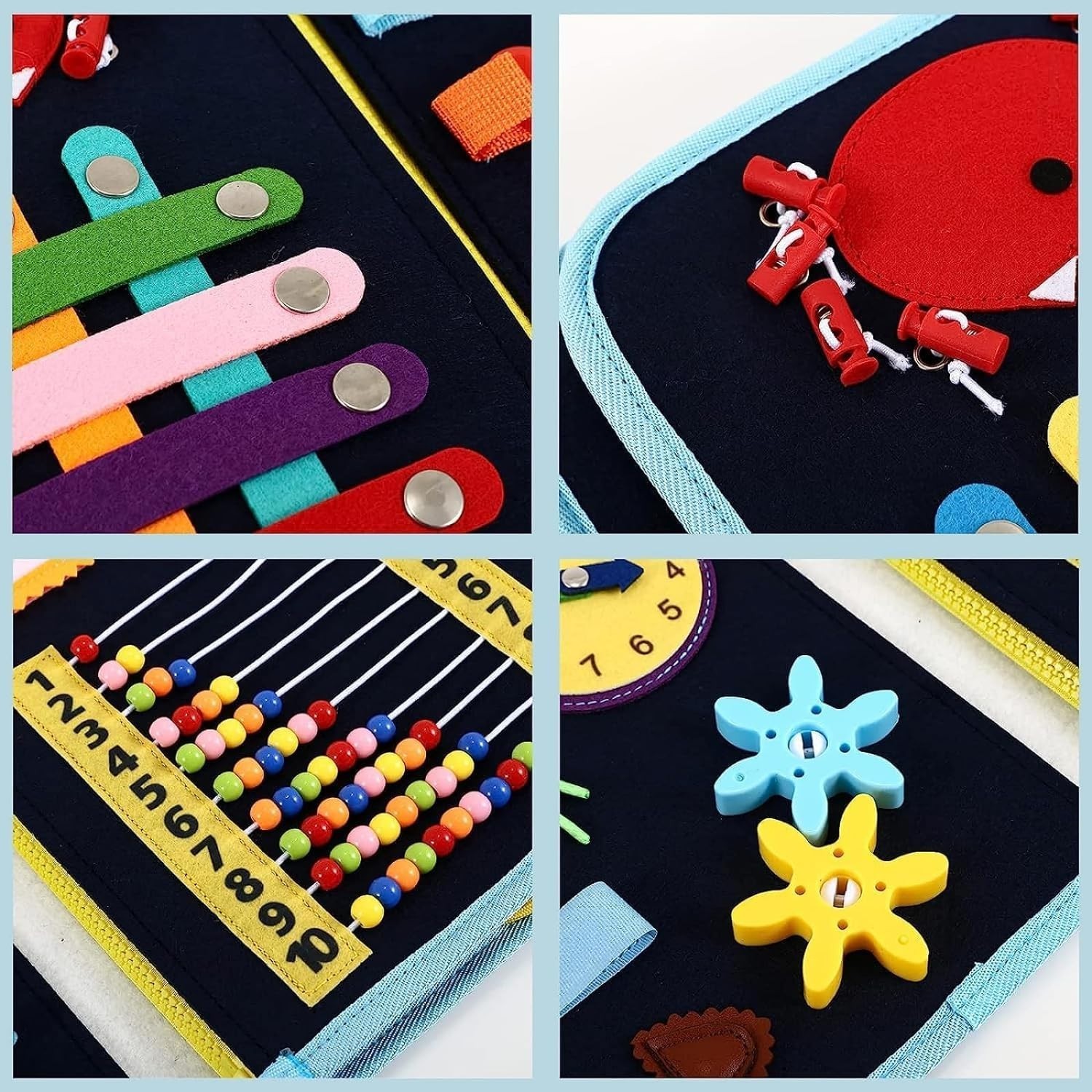 Fidget Busy Board for Dementia Alzheimer’s Adults, 23 Therapeutic Activities