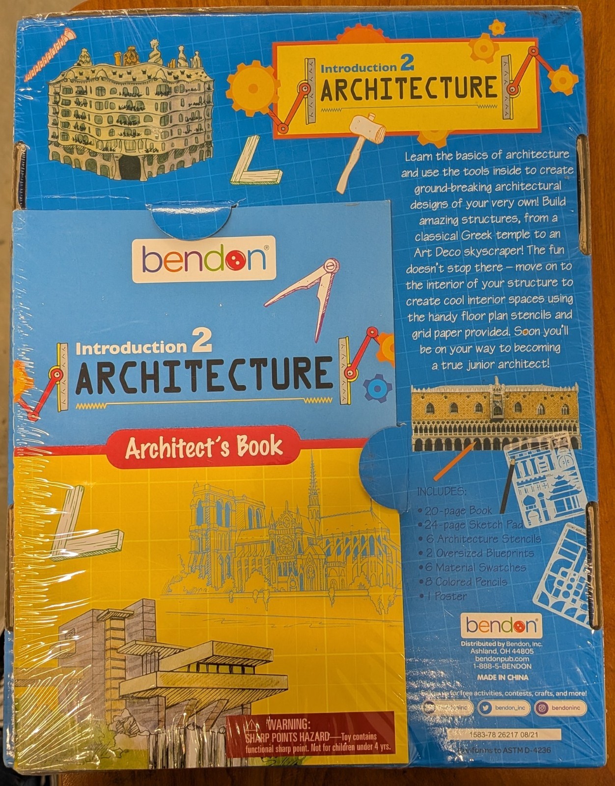 Introduction 2 Architecture Creativity Set & Book 5-16 yrs by Bendon SEALED NEW