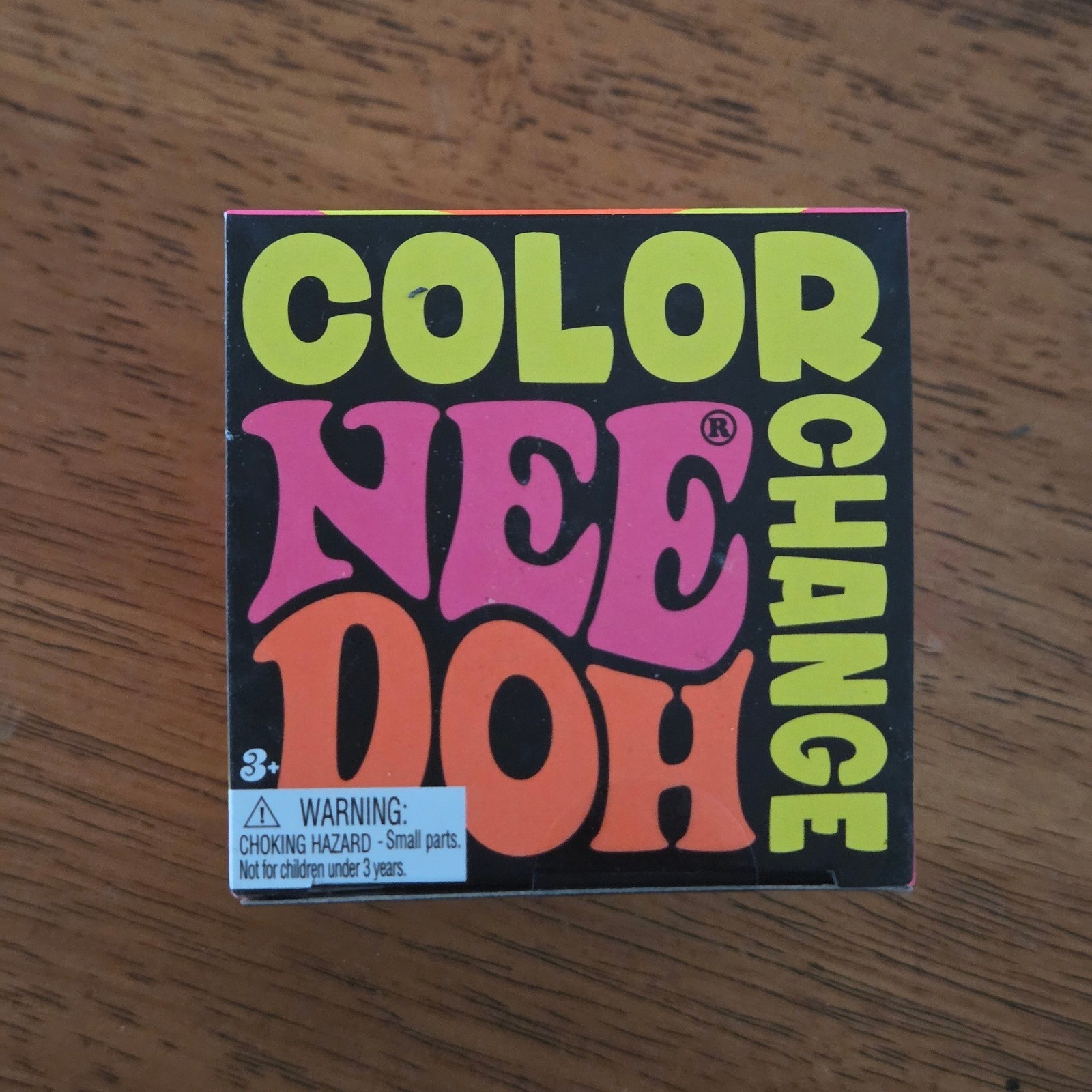 Schylling Color Change NeeDoh Toy PINK Orange Excellent Groovy Glob Fidget Toy