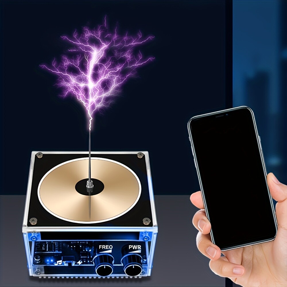 High-Resolution Stereo Tesla Coil Speaker – Lighting Effects
