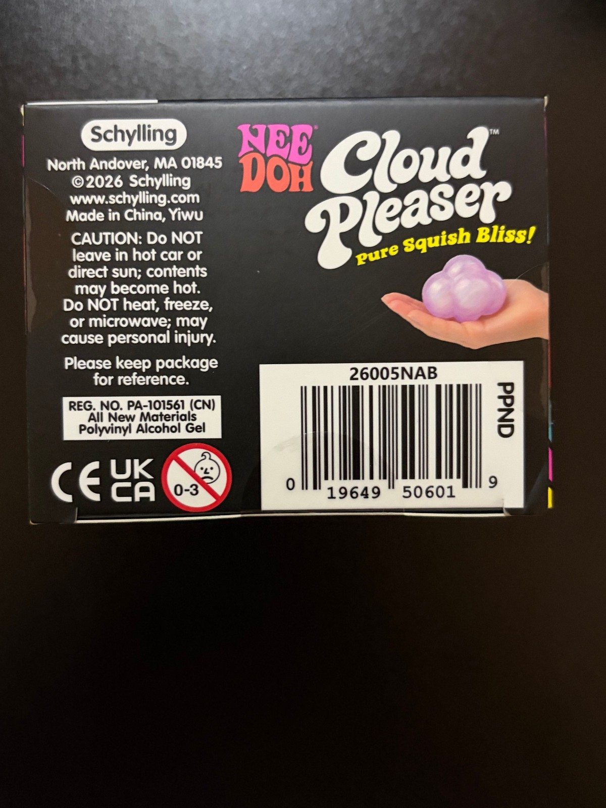 Authentic Schylling Nee Doh Cloud Pleaser! NEW IN BOX. Squishy. NEW RELEASE!!