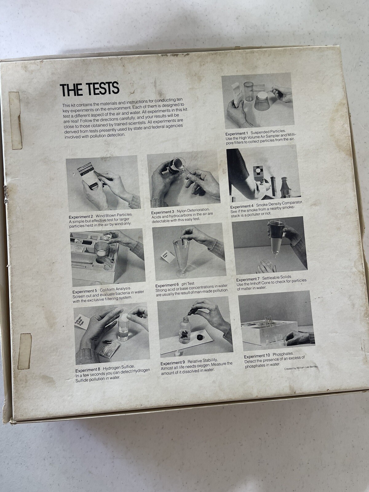 Vintage 1971 Johnny Horizon Environmental Test Kit RARE