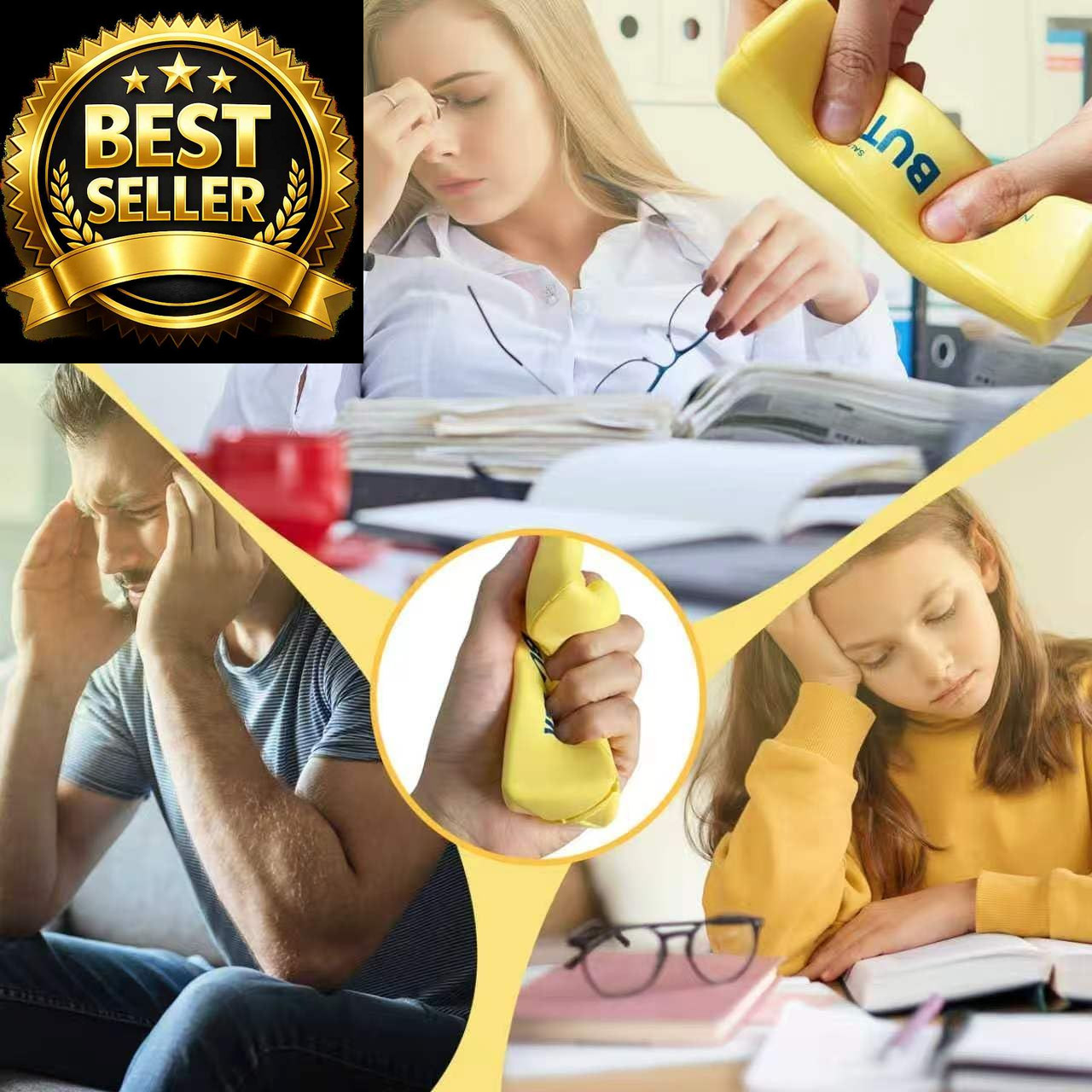 Slow Rebound Cute Butter Squeeze Stress Balls, 2026 New Realistic Soft 2PCS