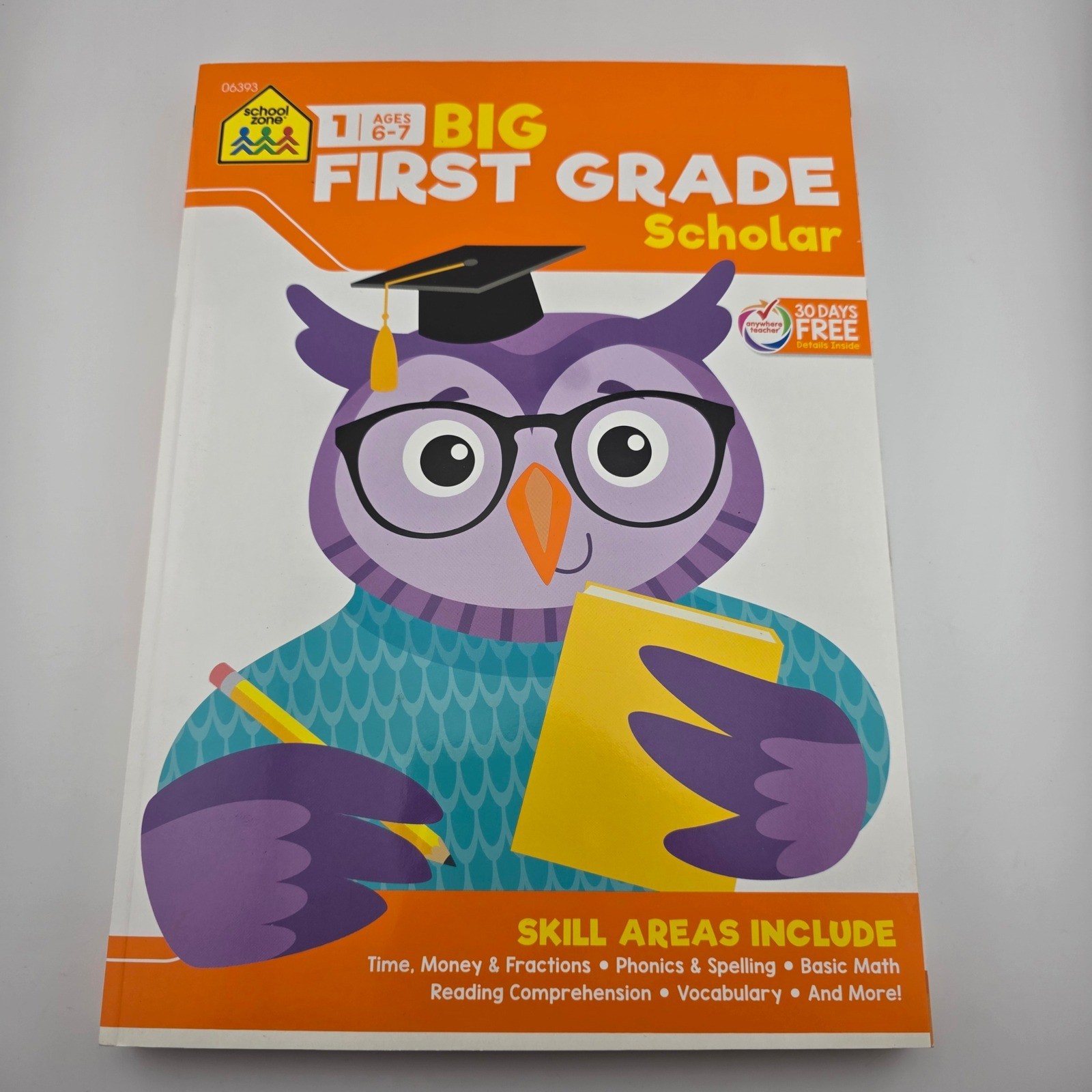 School Zone Big First Grade Preschool Kindergarten Scholar Workbook Set Kids