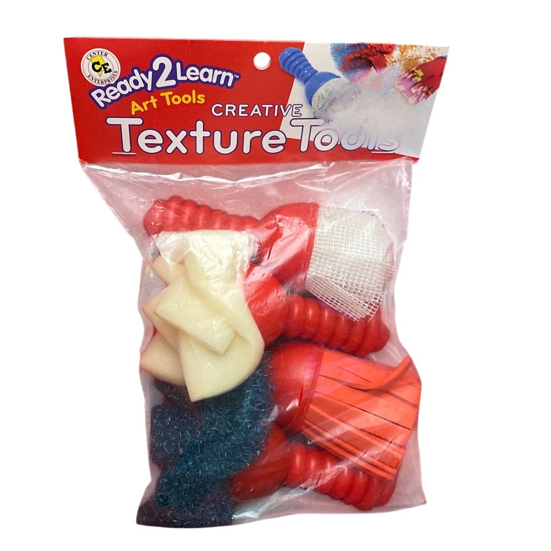 READY 2 LEARN Textured Art Tools – Set 1- 4 toys- Fidget Sensory Calming Autism