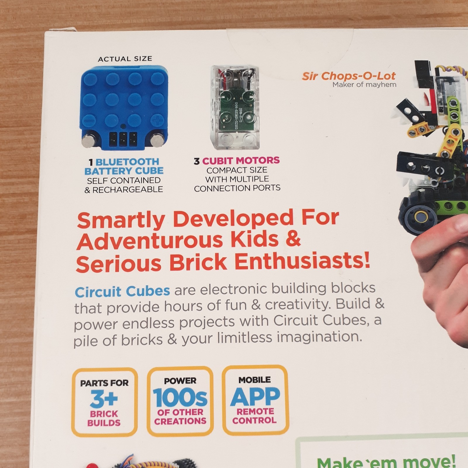 Circuit Cube Monster Maker Kit Bluetooth Remote Control Motors Robotics STEM