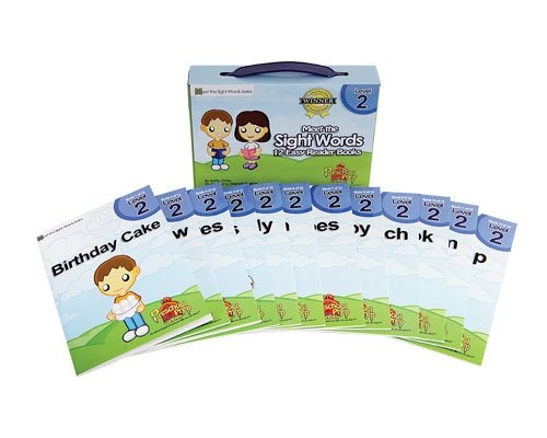 Meet the Sight Words – Level 2 – Easy Reader Books (boxed set of 12 books)