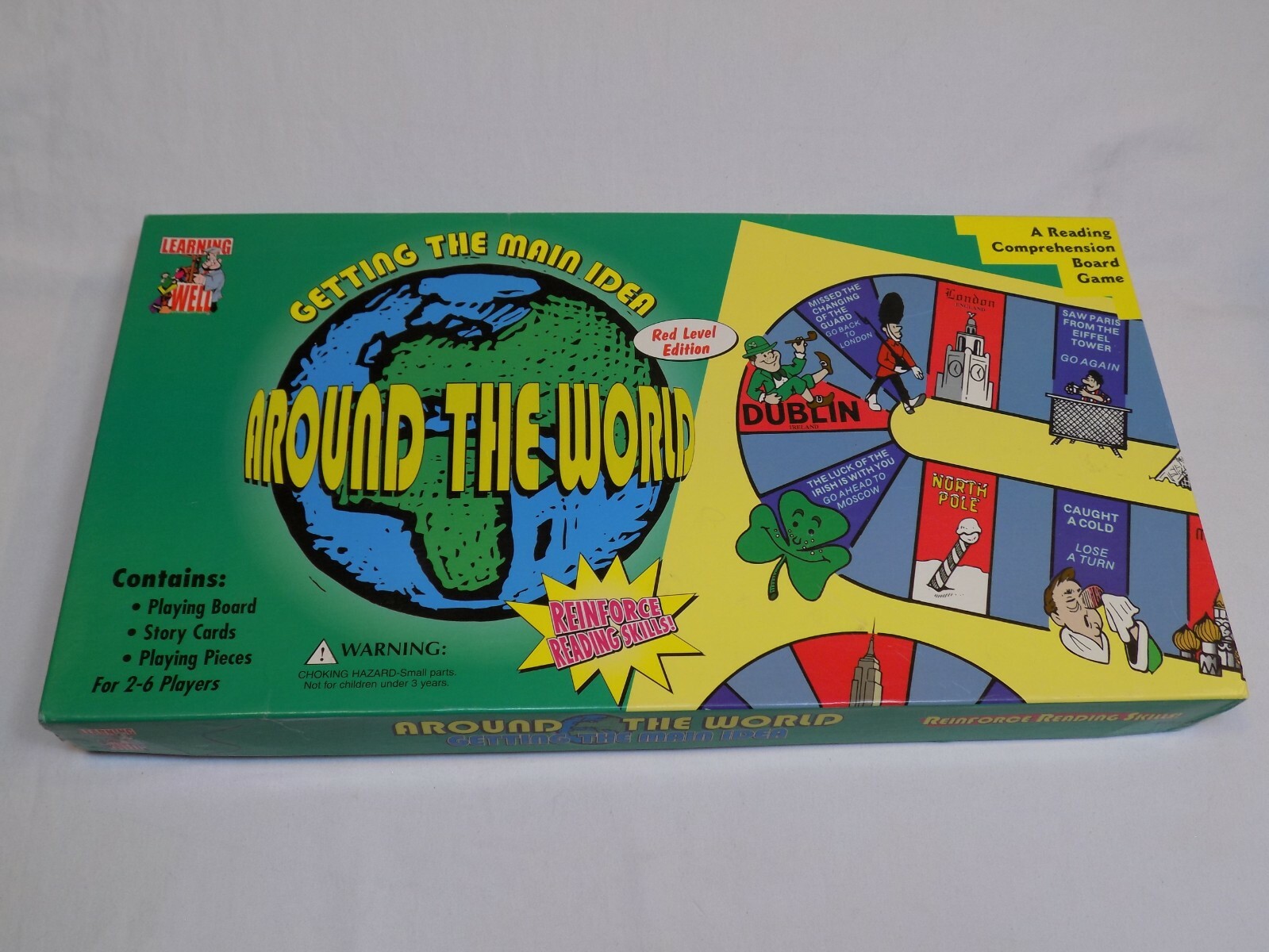 Getting the Main Idea Around the World Board Game Reading Comprehension Skills