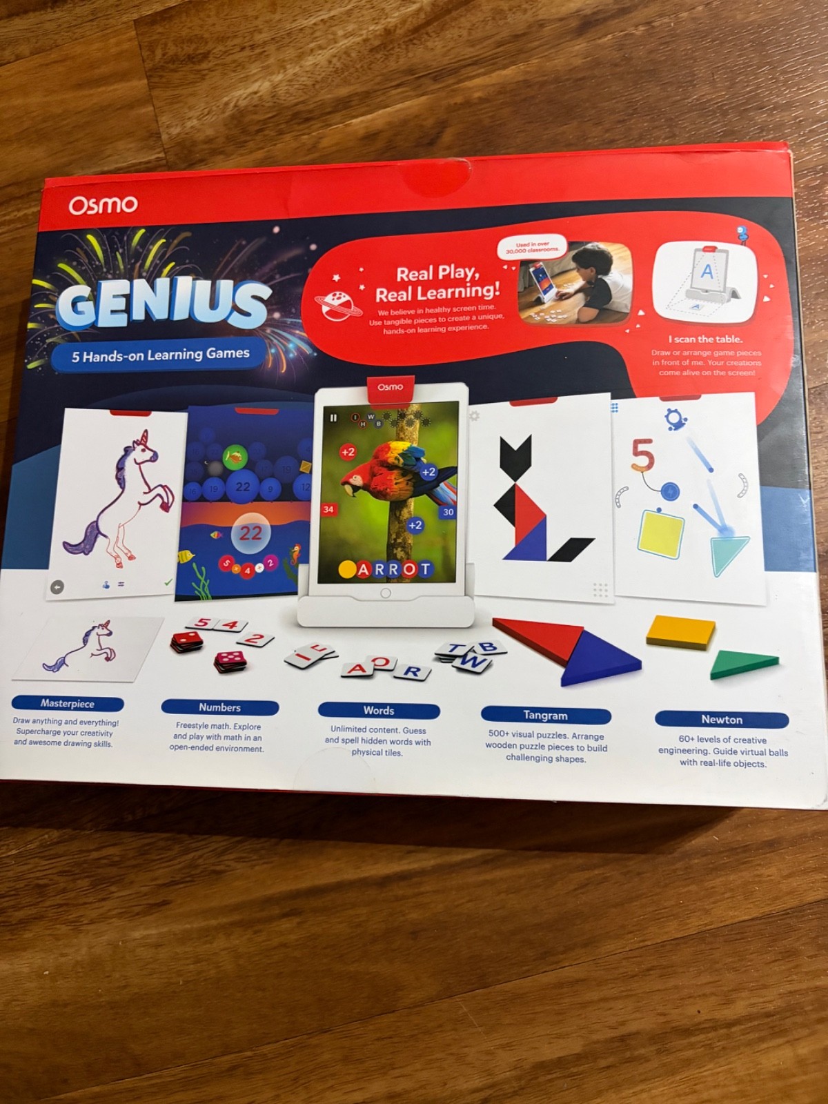 Osmo Genius Starter Kit Ages6-10 to transform a tablet into a learning tool