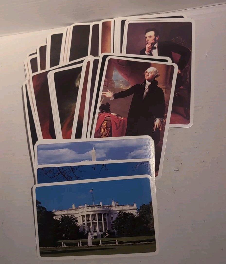 U.S. Presidents 48 Flash Cards Up to Obama School House 2010 Education Learning