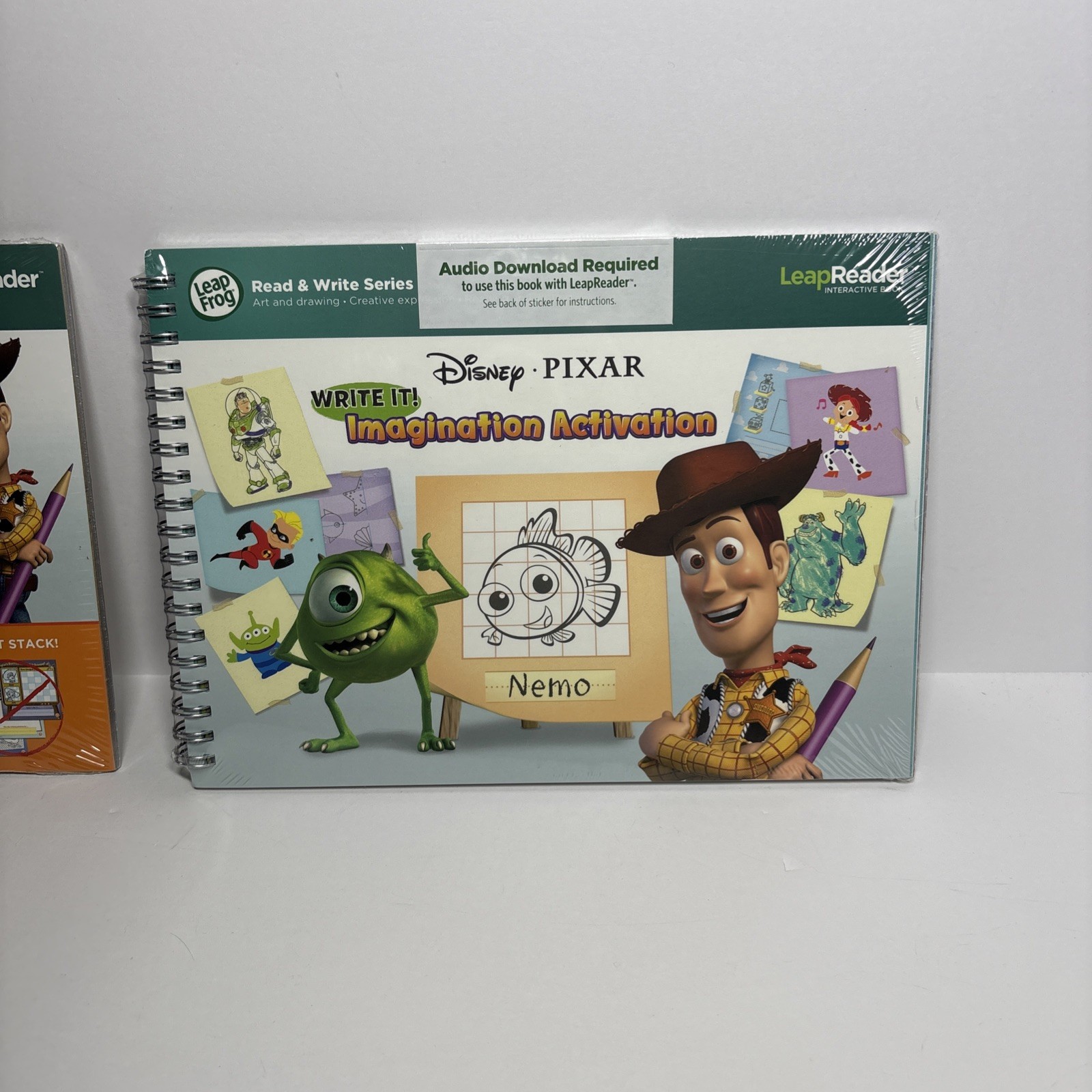LeapFrog LeapReader Disney PIXAR Imagination Activation Art Drawing Reading NEW!