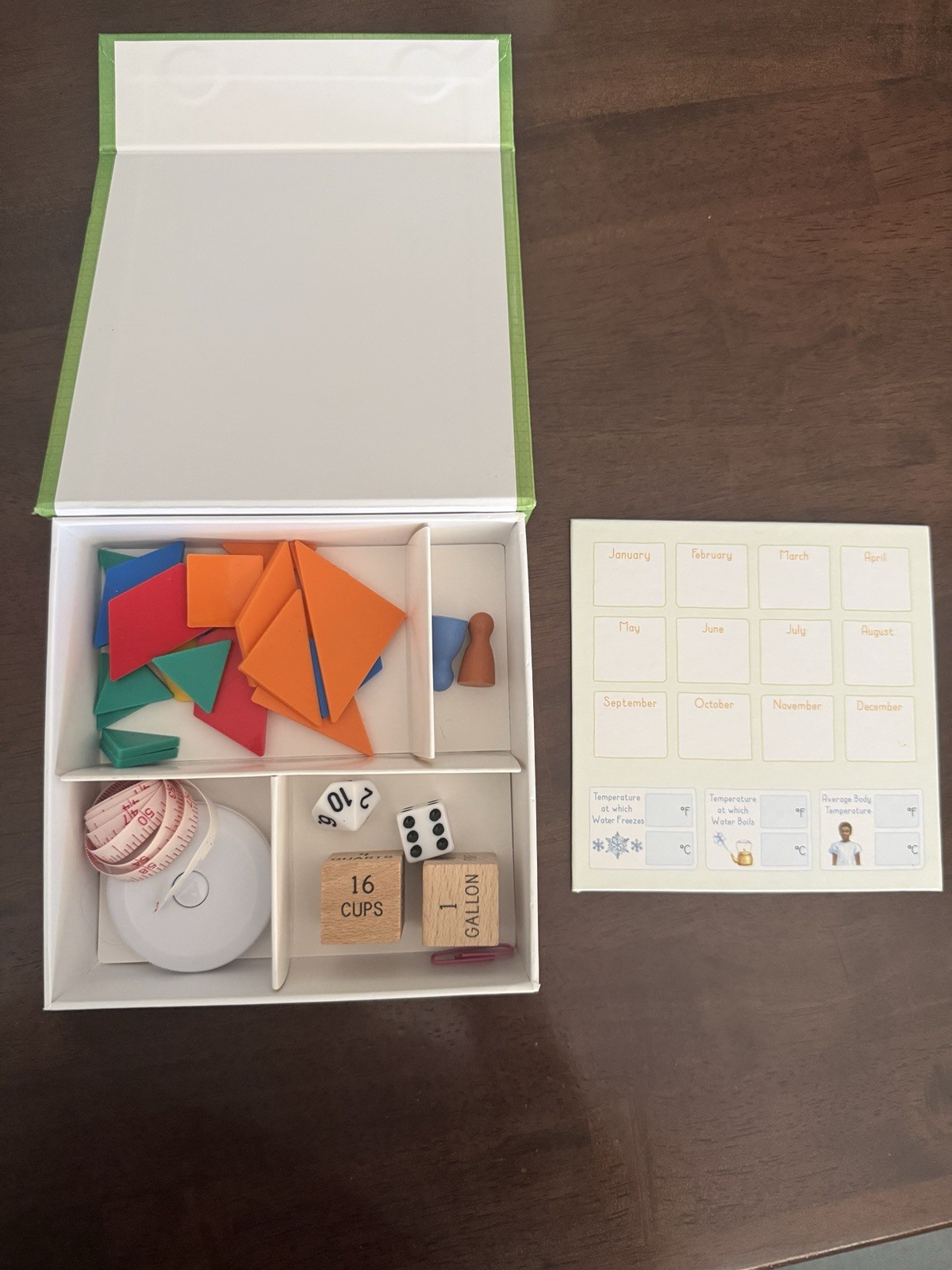 The Good and The Beautiful Math Level 3 Kit w/ Shapes, Dice & Blocks