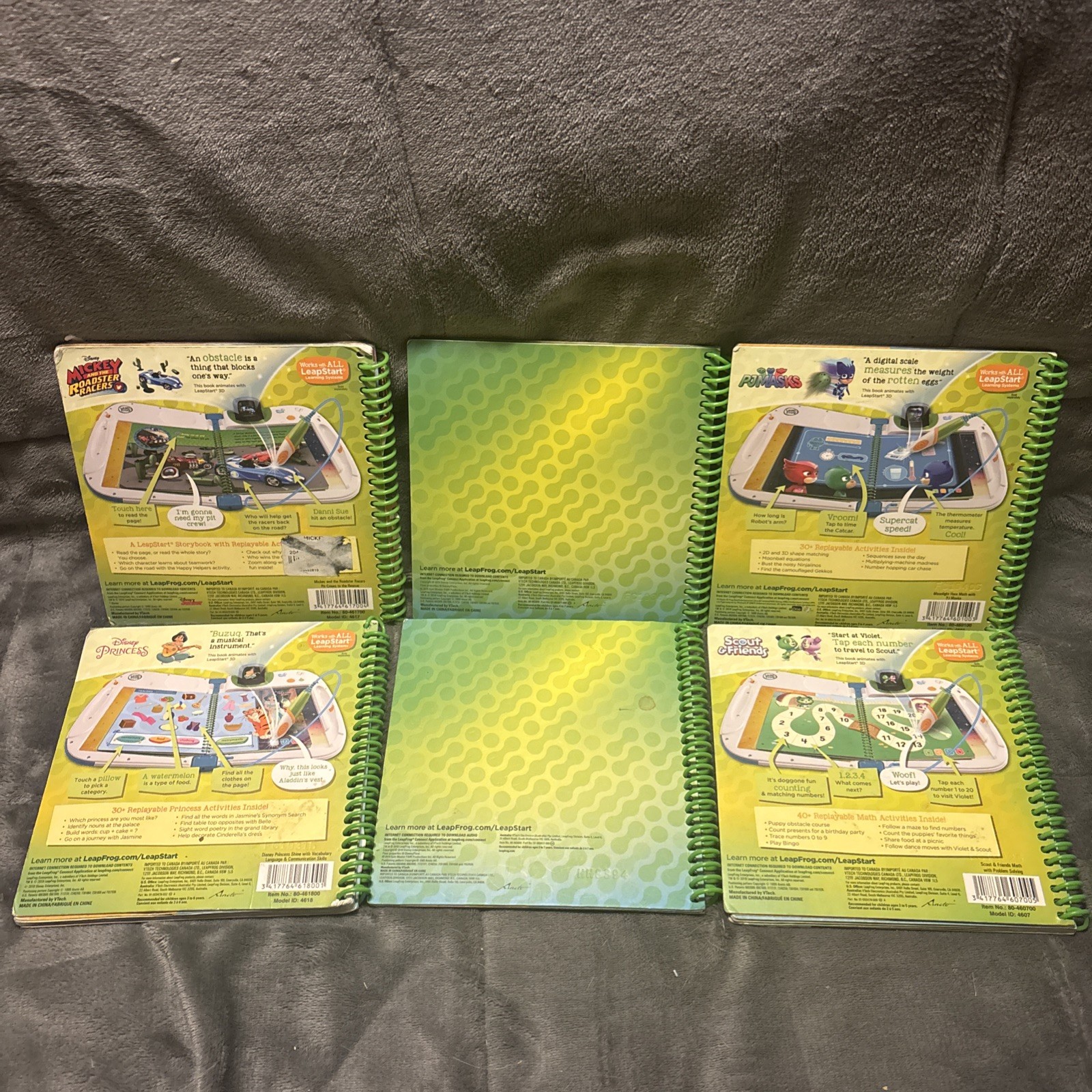Lot Of 23 Leap Frog Leap Start Spiral Learning Books Learn to Read 🔥🔥🔥